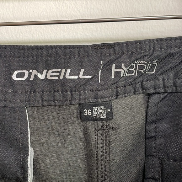 O’Neill Hybrid Shorts Black & Gray Size 36 - Picture 5 of 7